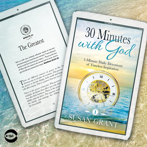 Book cover and typesetting for “30 Minutes with God” by Susan Grant
