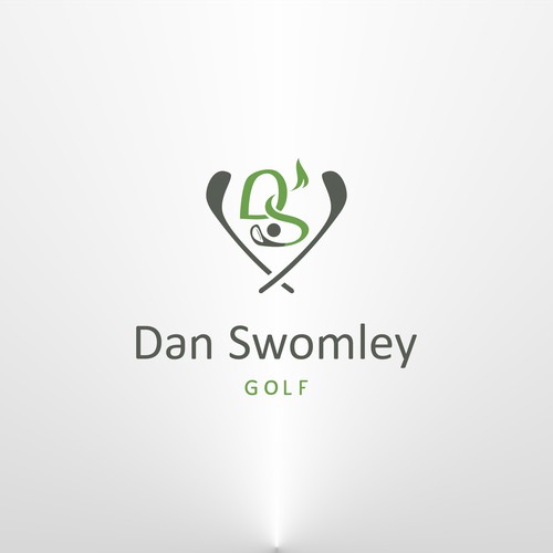 logo conzept for golf trainer