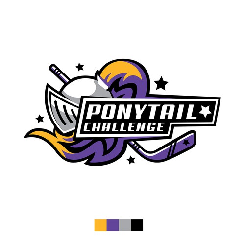 Logo for a Girls Hockey Tournament
