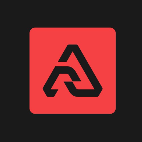 Modern RA monogram.