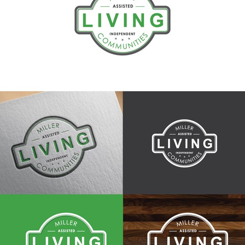 Badge Style Logo for Senior Living Developer