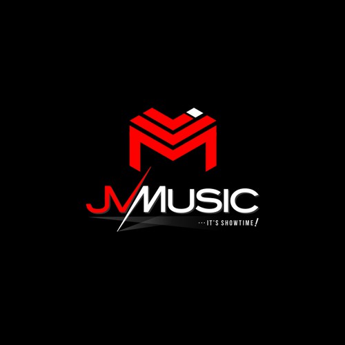 Create a cool logo for the Entertainment company JV Music