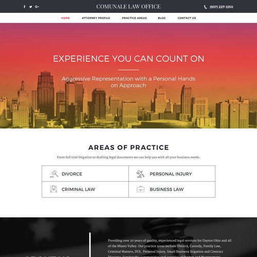 Web Design for a Law Firm