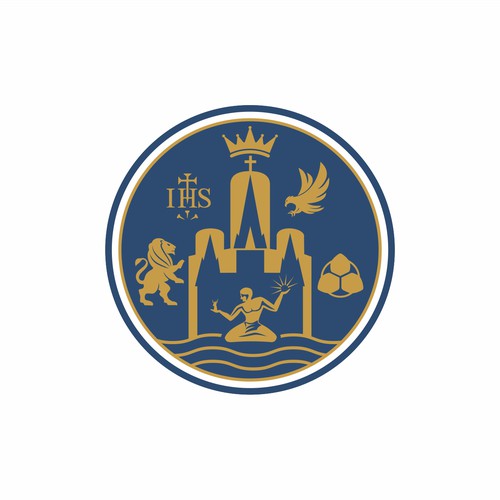 Logo for consortium of 5 Catholic schools in the city of Detroit