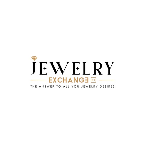 Luxury wordmark design for a jewelry platform 