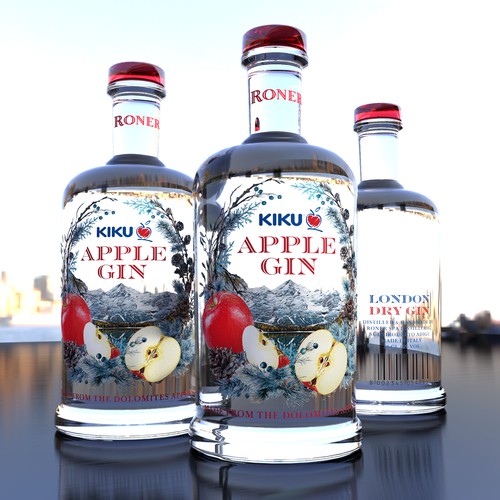 KIKU Apple Gin - Worlds first Apple Gin from the Dolomites