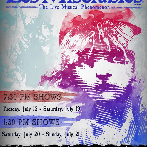 Need Awesome Poster Design for New "LES MISÉRABLES" Musical Theater Production