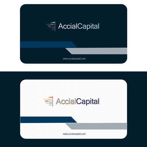 Accial Capital - logo concept & biz card