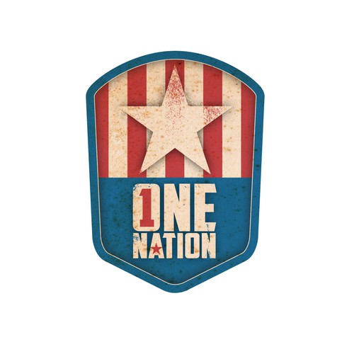 Create a patriotic vintage illustration for a world class CrossFit gym.