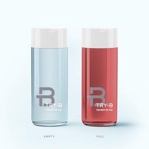Try-B branded bottle