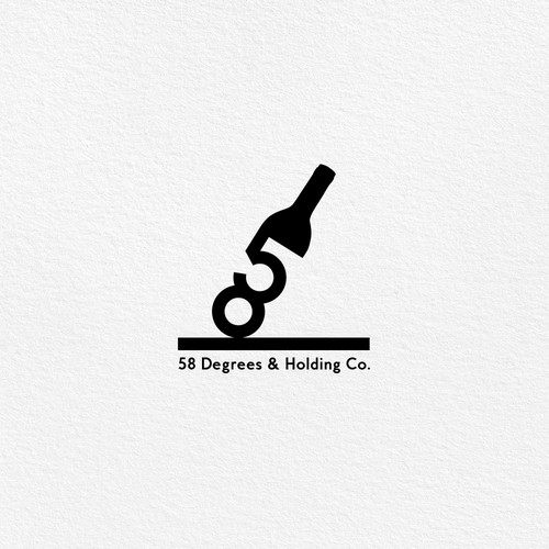 Logo concept for wine restaurant