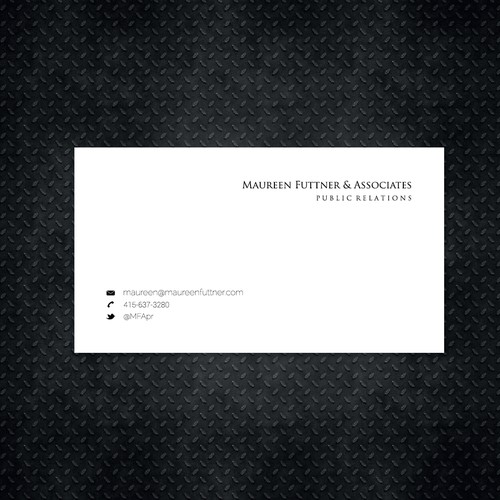 Help me get classy with a stylish business card