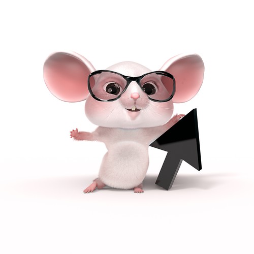 3d mouse character