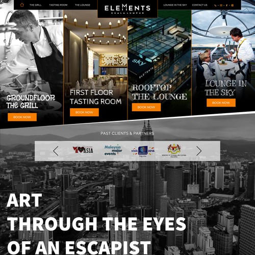 BEST Website design for Fine Dining Restaurant.