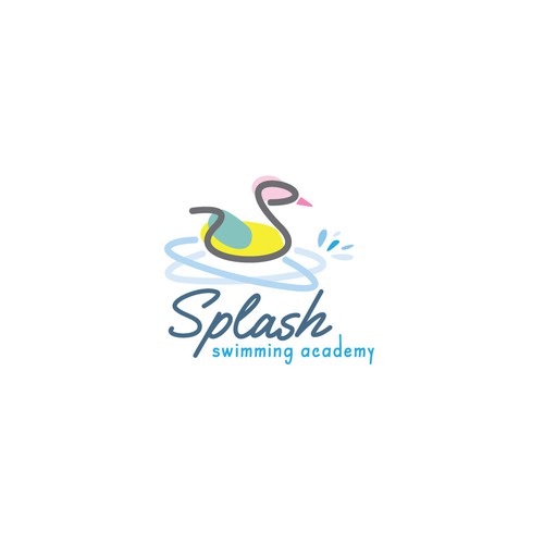 Swimming academy logo