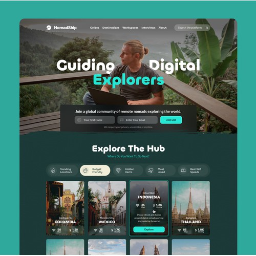 NomadShip - Digital Nomad Platform