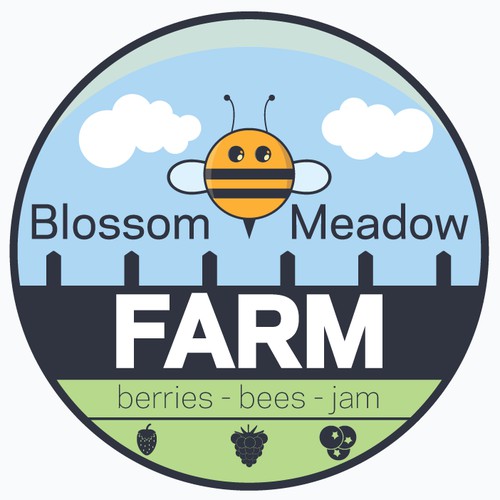 Logo design for Blossom Meadow Farm