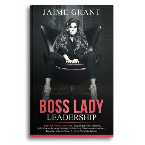 Modern, Feminine, Fun ebook cover for Women Leadership book