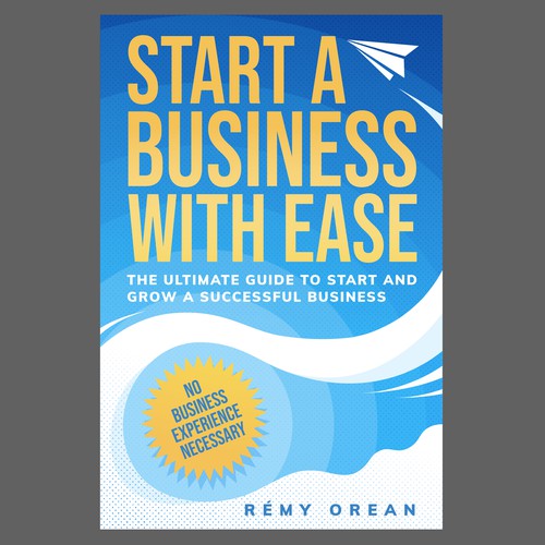 Cool book cover design for business theme