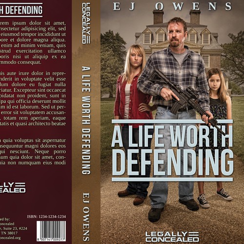 Cover for a book "A Life Worth Defending"