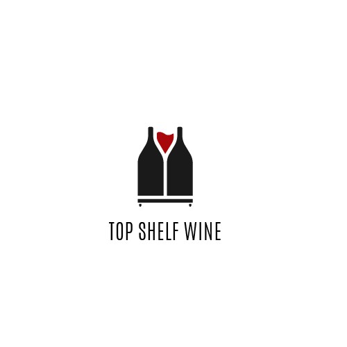 Creative and sophisticated wine logo