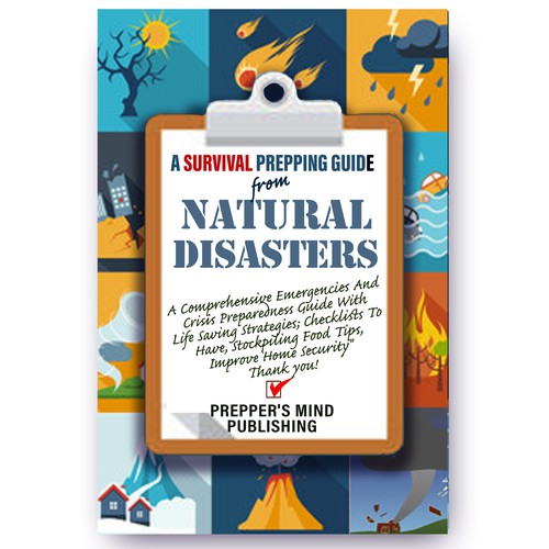 Pop and positive toned cover for prepping manual