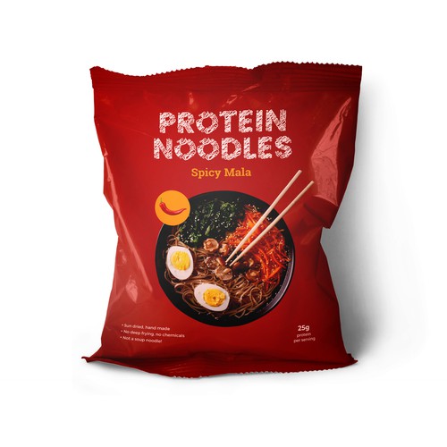 Protein noodles package design