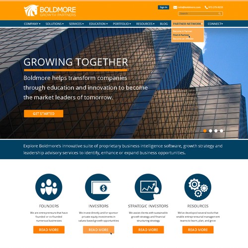 Corporate Modern Site Needed for Business Intelligence Software Company