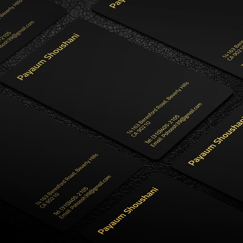  Elegant, clean, simple Business card
