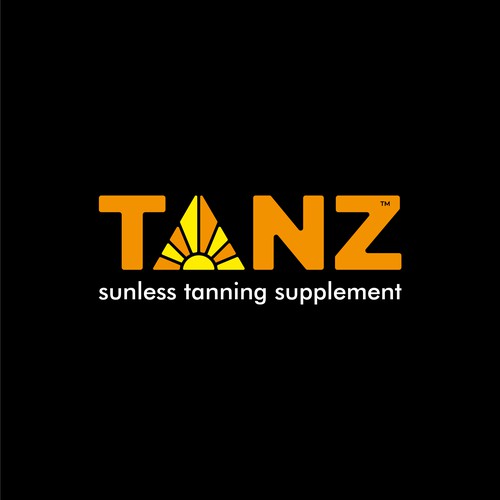 Logo concept for tanning supplement