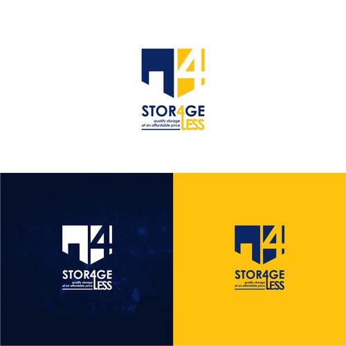 Storage4Less Logo Concept