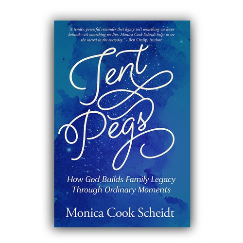 Modern Simple Feminine Typography Book Cover Design 