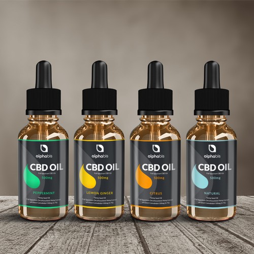 STANDOUT! Label design for Alphabis CBD Tincture