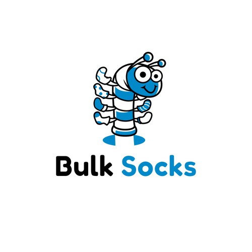 Fun Caterpillar Socks Mascot