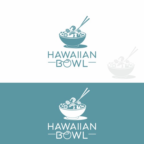 Logo design for Hawaiian bowl resturant