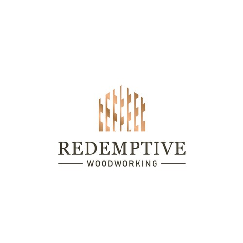 Redemptive Woodworking logo design