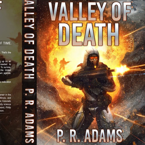 Book Cover Design for P.R. Adams "Valley of Death"