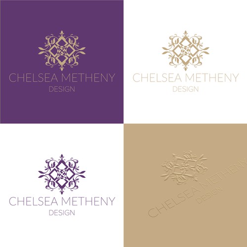 Luxury logo for high end interior designer