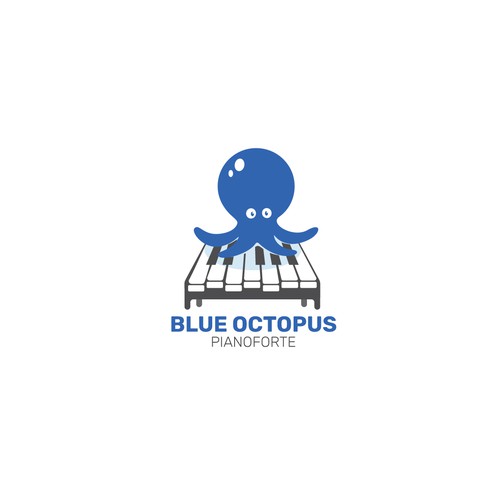 Logo for blue octopus