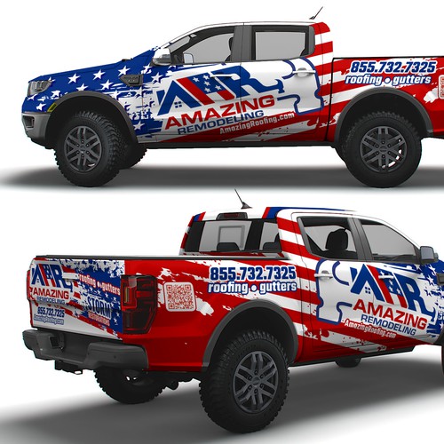 Ford truck wrap design