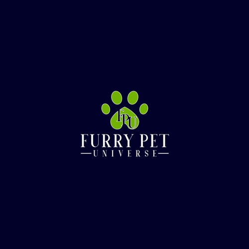 logo concept Furry Pet Universe