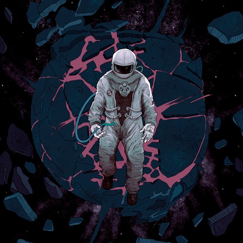 Space Inspired Shirt Design