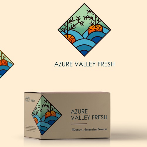 Logo for a vegetable box