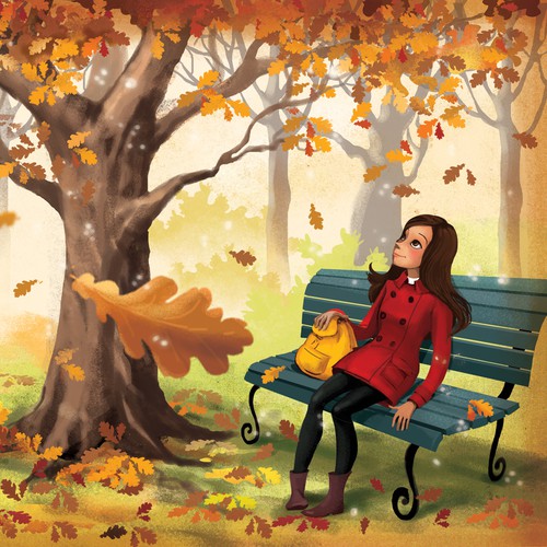 autumn leaves illustration