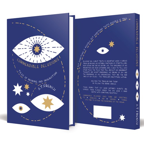 Abstract Book Cover for Magical Realism Book