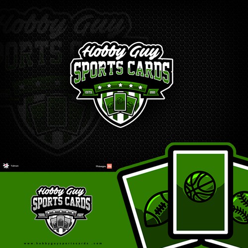 Sport Type Logo for Hobby Guy Sports Cards
