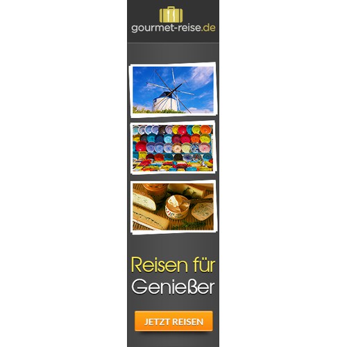 Banner Ad Design - Create a banner for a culinary travel website