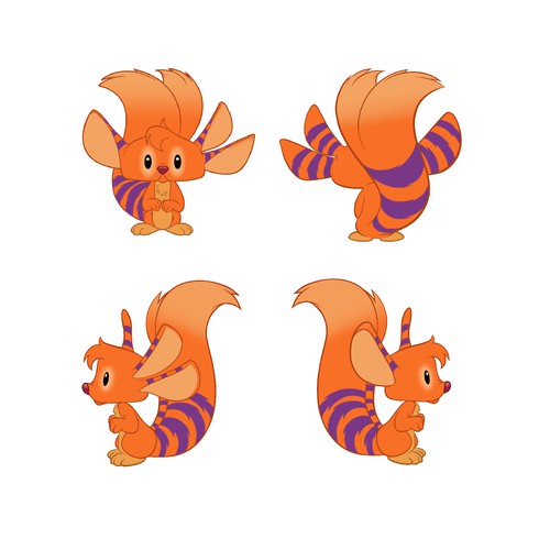 Premium Custom Character Design & Mascot Turnaround for Startups