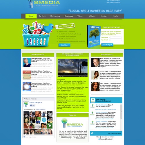 Website design for Smedia