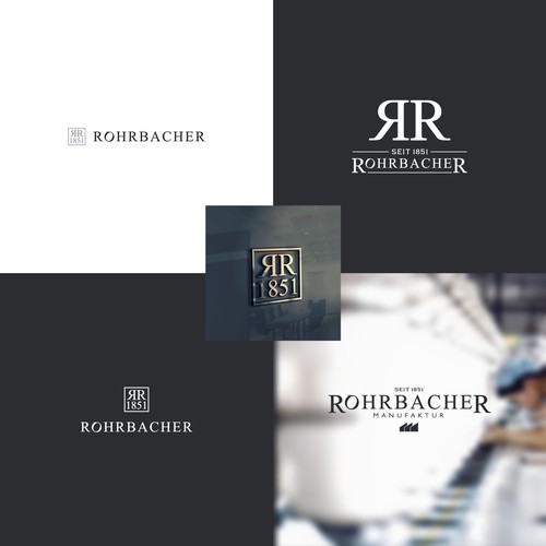 RohrbacheR logo design